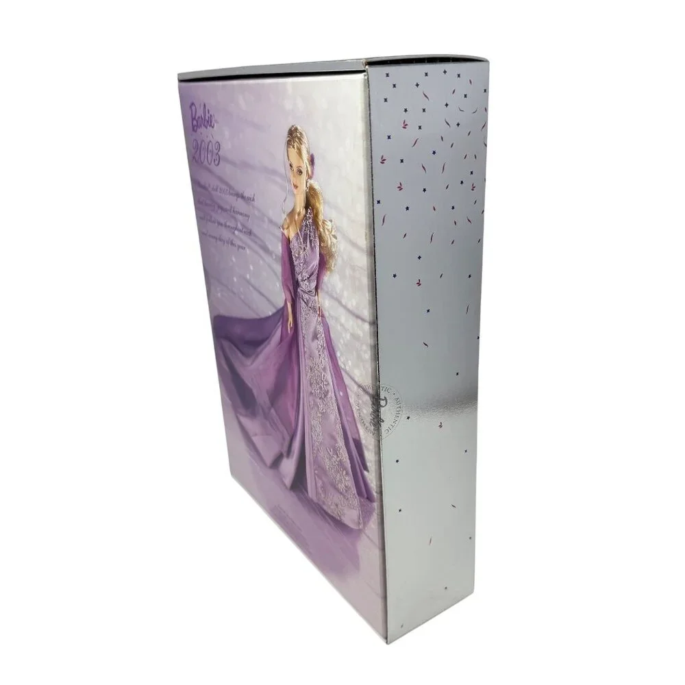 Vtg 2003 Blonde Barbie Collector B0144 NRFB Lavender Gown‎ Limited Edition Doll